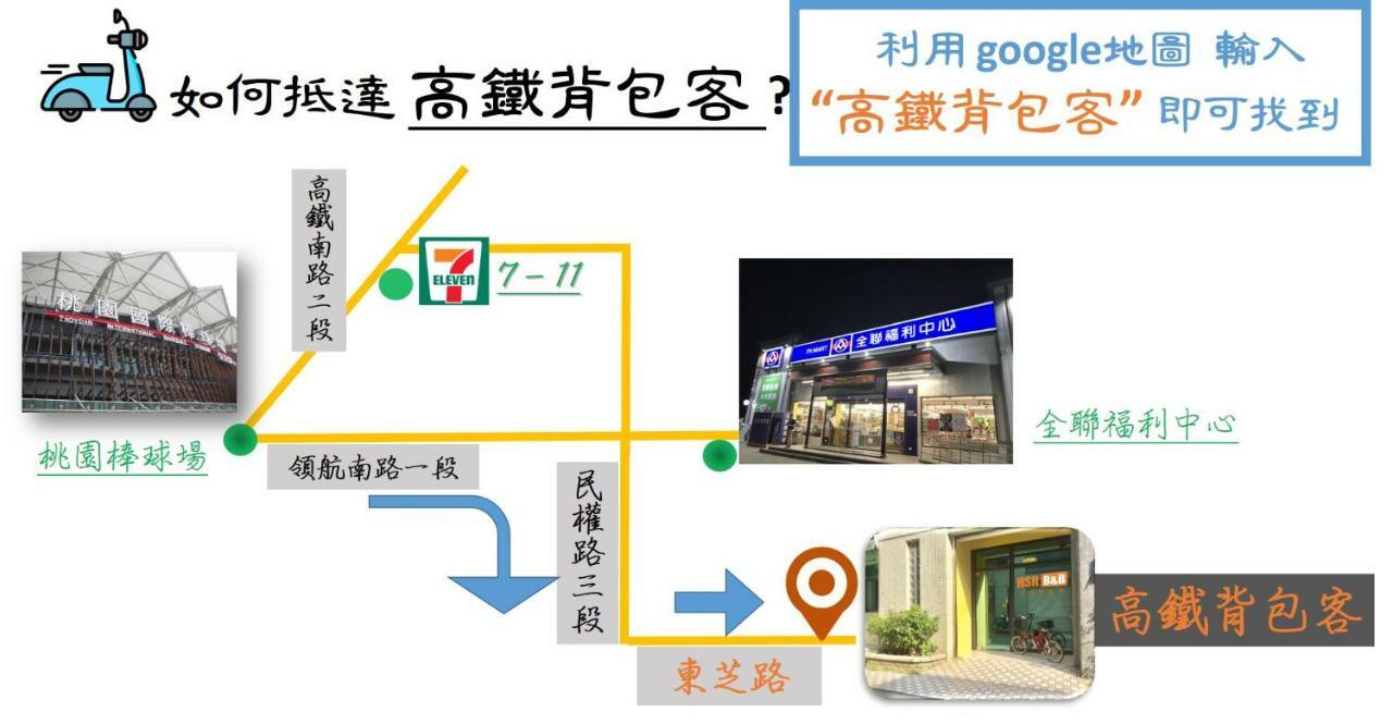 高鐵背包客 Hsr Bnb 桃園民宿 063號 중리 외부 사진